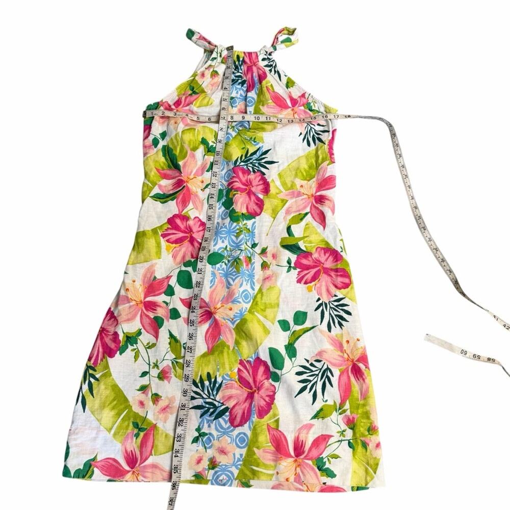 Tommy Bahama Lava Actually Linen-Blend Halter Dress Size Small - Picture 9 of 12